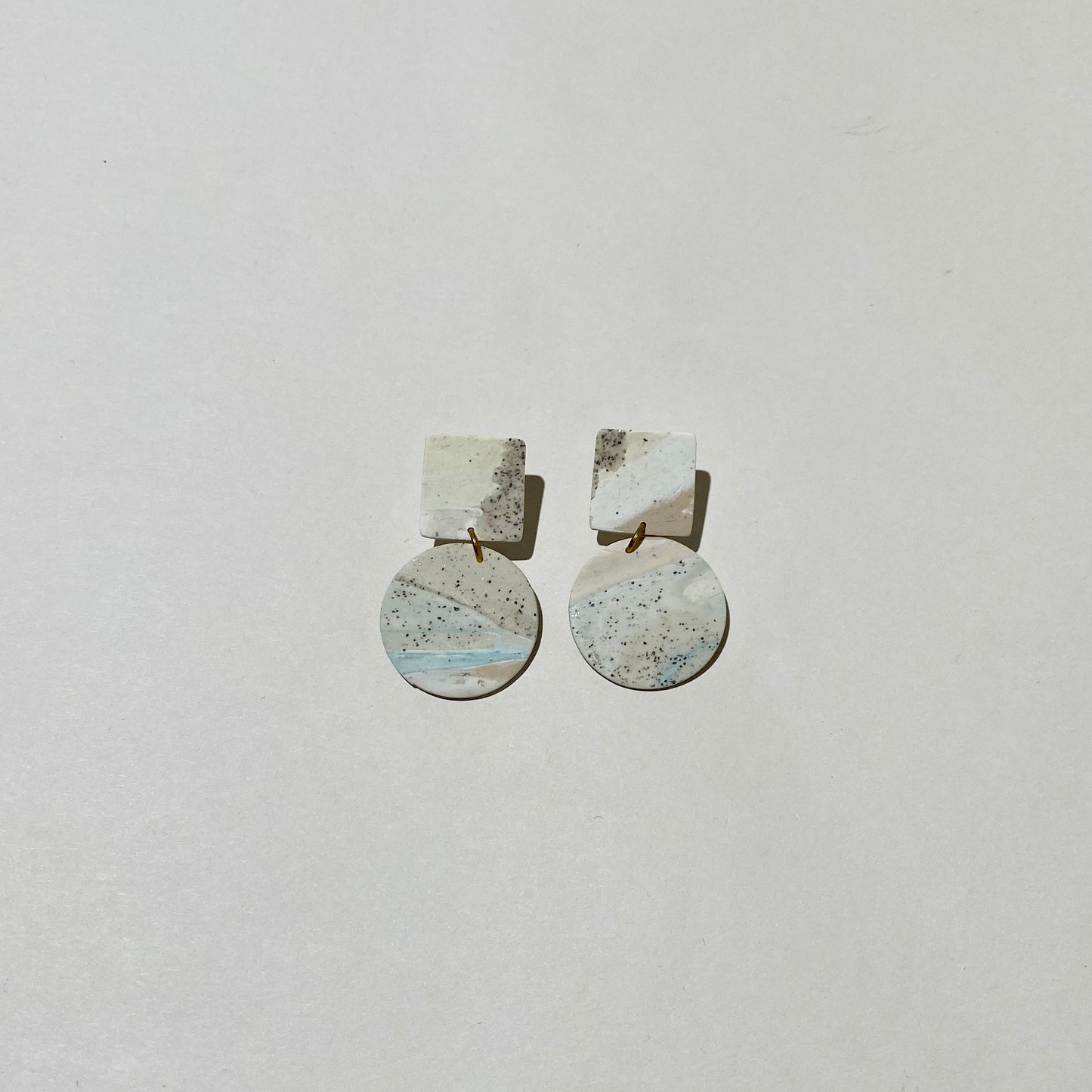 Archive sand earrings