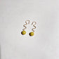 Ripple earring saffron