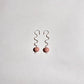 Ripple earring mauve